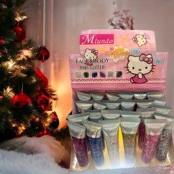 Glitter hello kitty