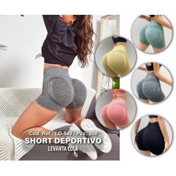 Short deportivo levanta...